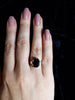 Midnight Oval Statement Ring - Black Onyx