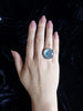 Full Moon Ring in Labradorite