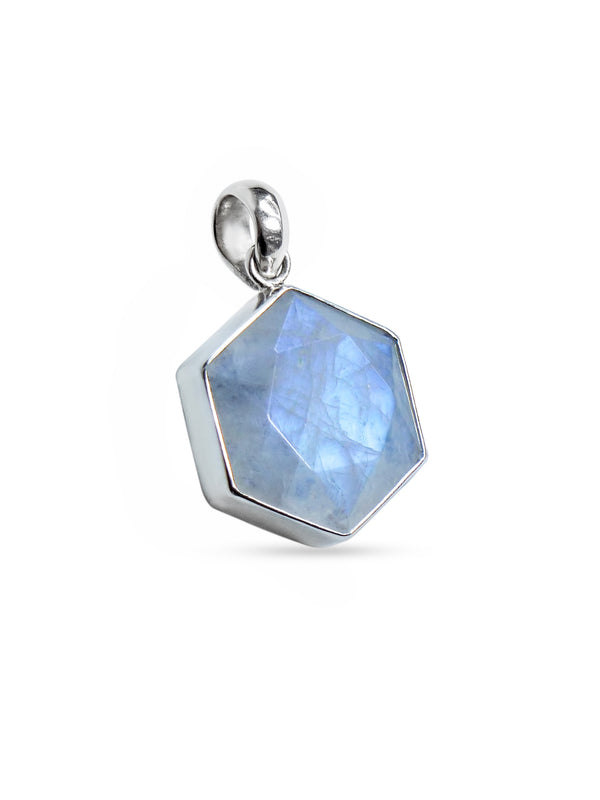 Baby Stellar Pendant & Chain - Moonstone