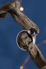 Midnight - Black Onyx Solitaire Stacking Ring (large)