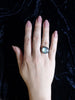 Mini Moon Ring in Labradorite