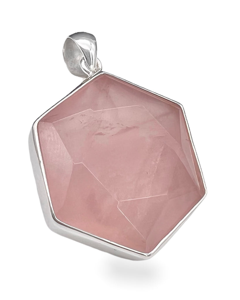 Stellar Pendant & Chain - Rose Quartz