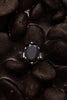 Midnight Oval Statement Ring - Black Onyx